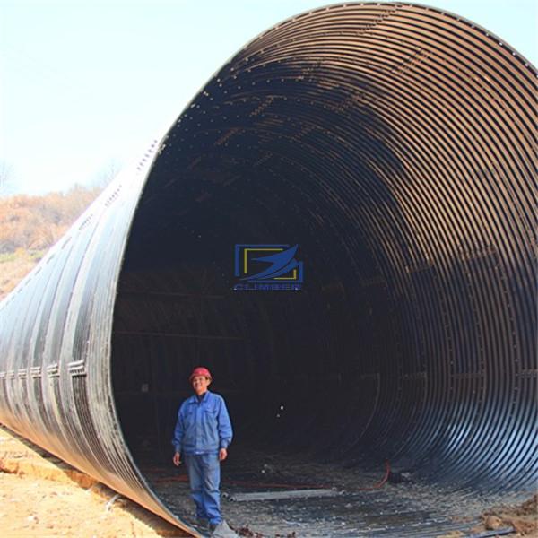 big diameter corrugateds steel pipe culvert in Kenya,Sudan